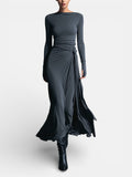 Naiara ❘ Maxi dress with side knot